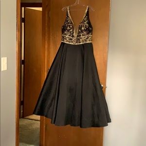 Beautiful Beaded Black Dress